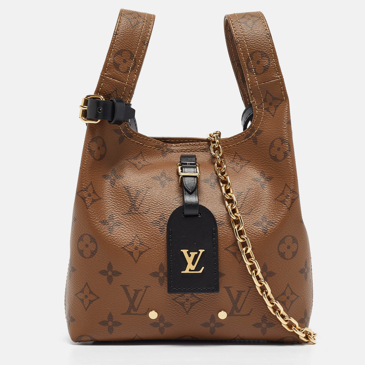 Louis Vuitton Black Monogram Reverse Canvas Atlantis BB Bag