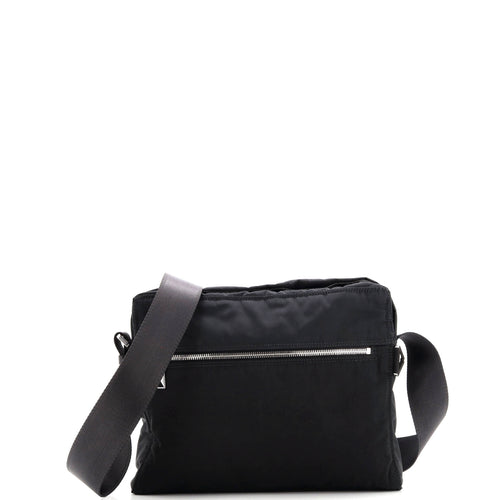 Snap Button Messenger Bag Nylon