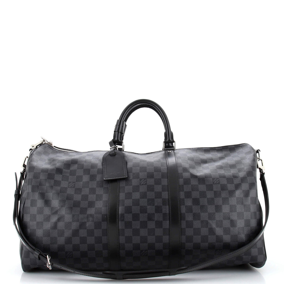 Louis Vuitton Keepall Bandouliere Bag Damier Graphite 55