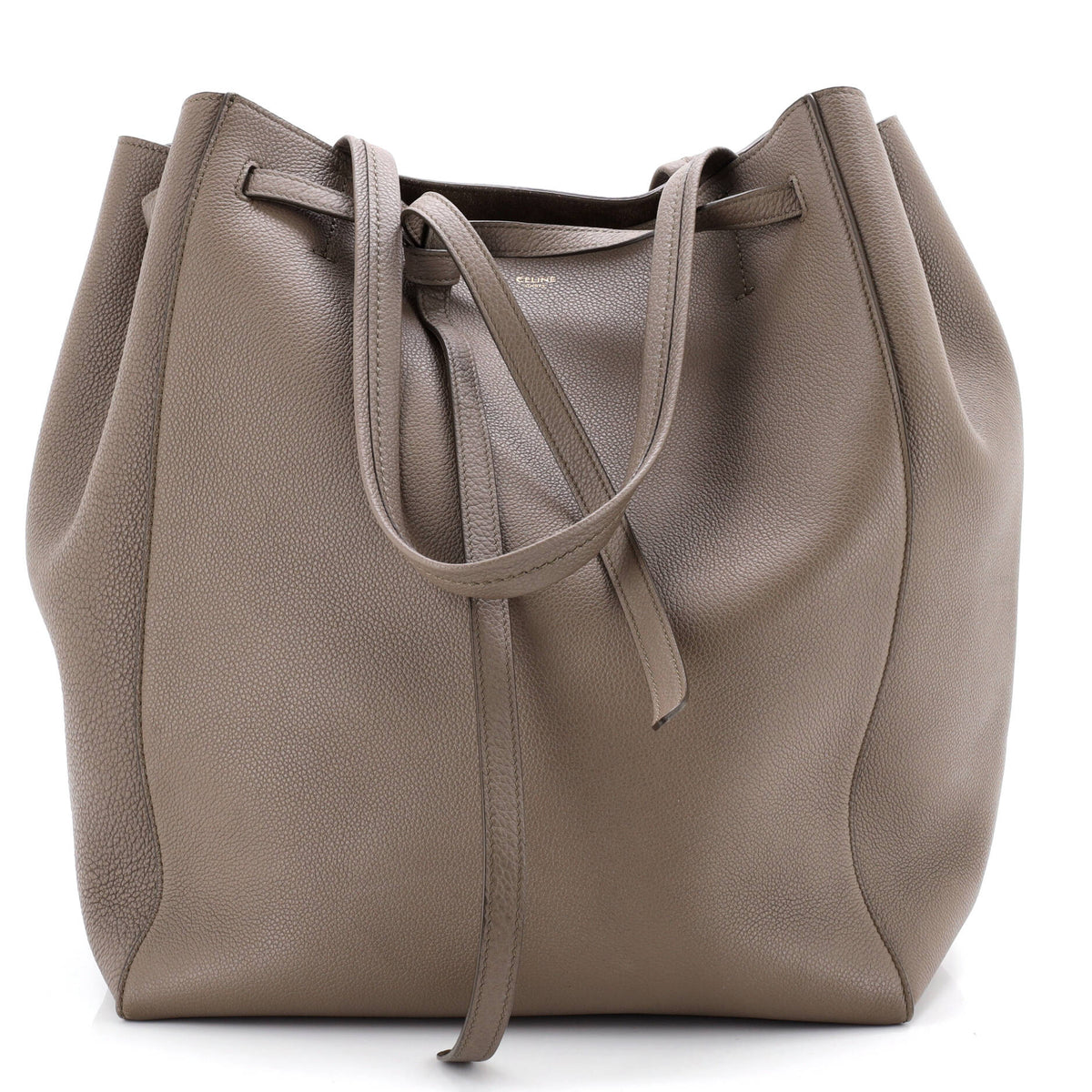 Celine CELINE Phantom Tie Cabas Tote Leather Medium