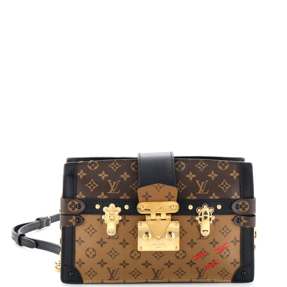 Louis Vuitton Trunk Clutch Reverse Monogram Canvas