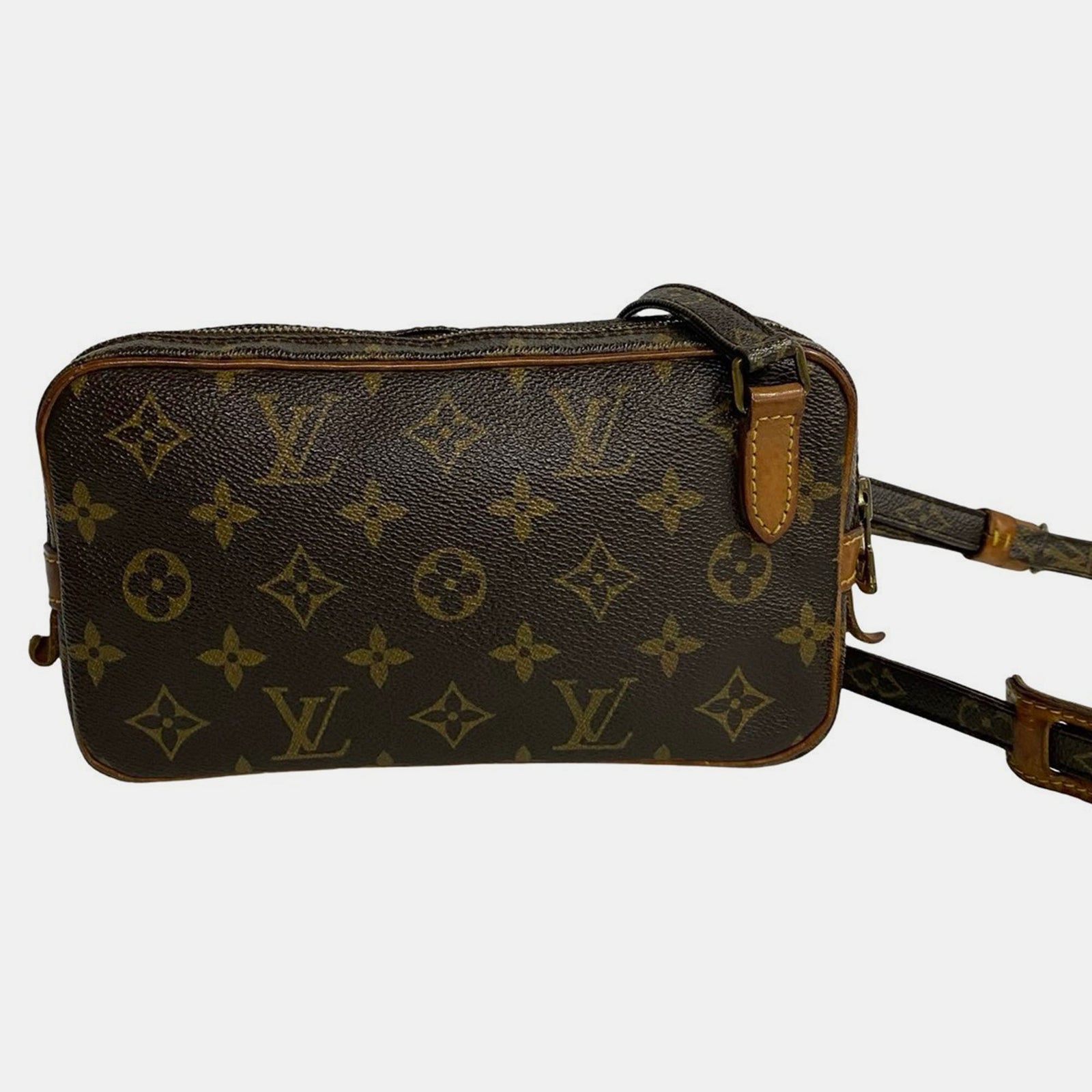 Louis Vuitton Sac à bandoulière Pochette Marly Bandouliere en toile marron