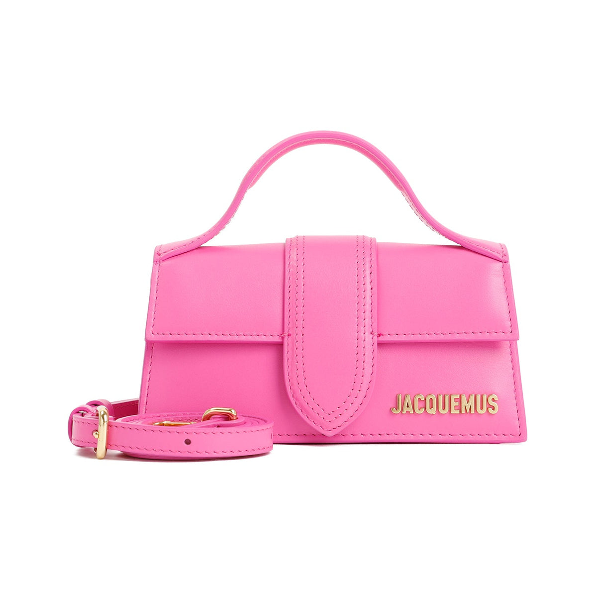 Jacquemus Women's Le Bambino Shoulder Bag in Pink & Purple | Size UNICA | 213BA0063060