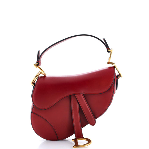 Saddle Handbag Leather Mini