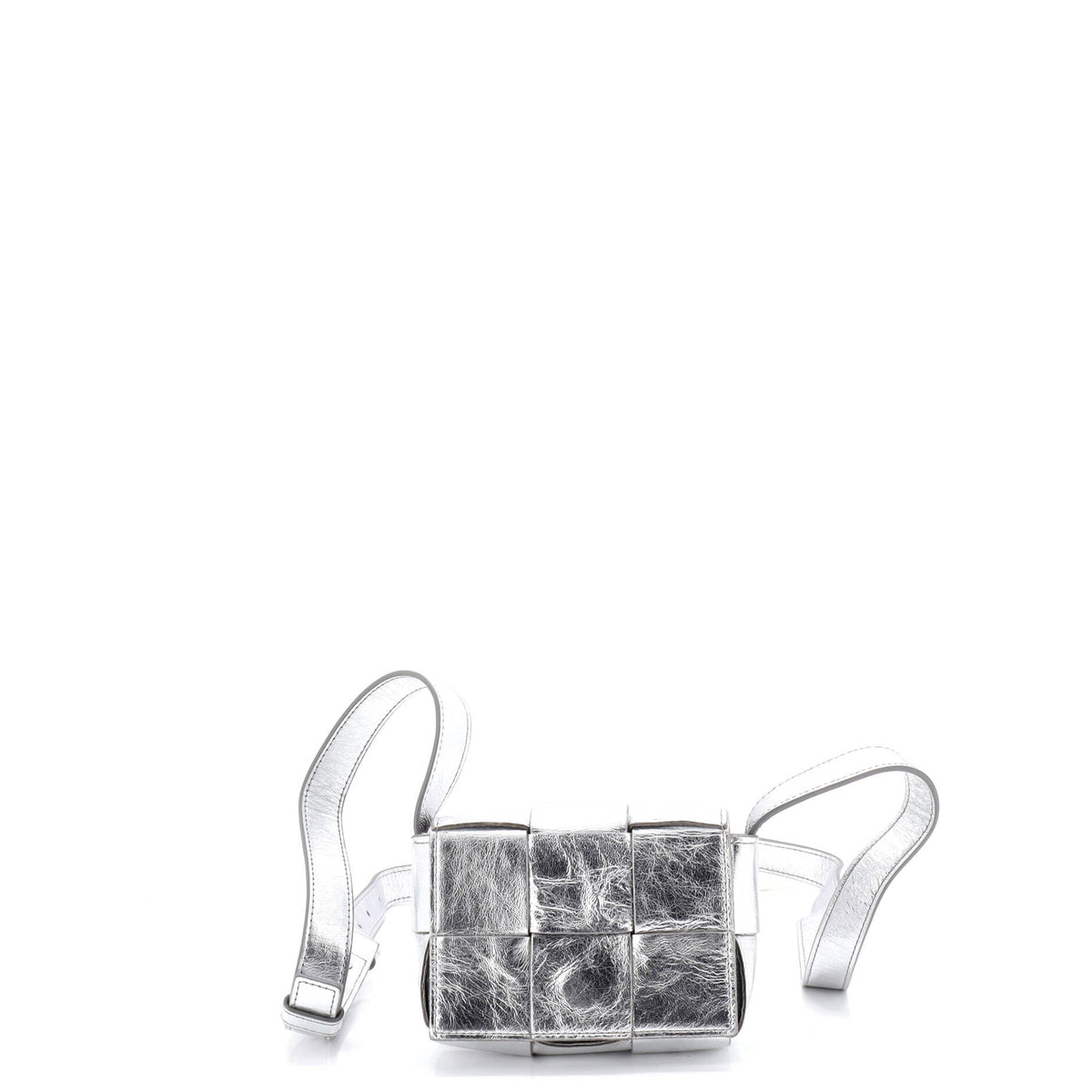 Bottega Veneta Cassette Crossbody Bag Maxi Intrecciato Leather Candy