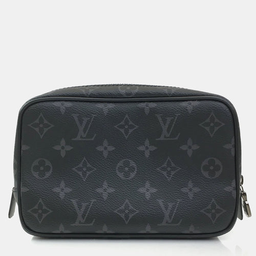 Black Monogram Eclipse Toiletry Pouch Bag