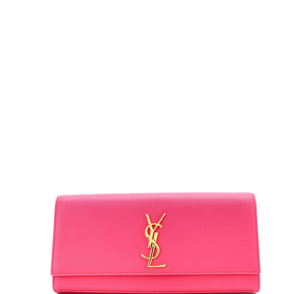 Saint Laurent Classic Monogram Clutch Leather Long