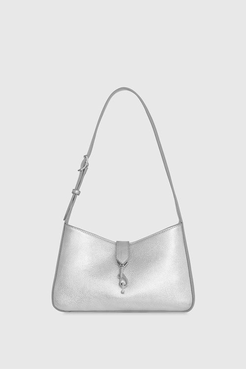 Megan Small Shoulder Bag In Silver