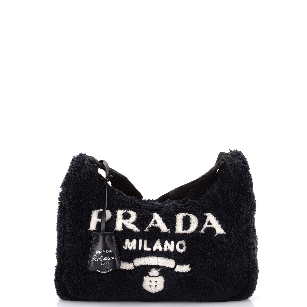 Prada PRADA Re-Edition 2000 Hobo Terry Cloth Mini