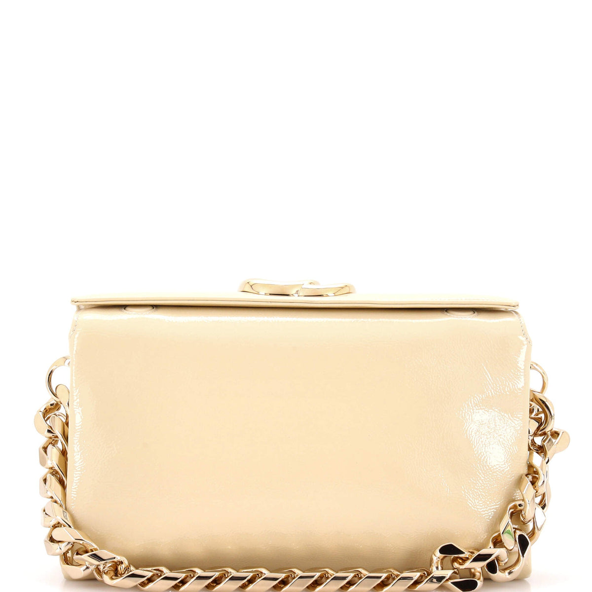 Gucci GUCCI GG Soft Chain Handle Bag Patent Small