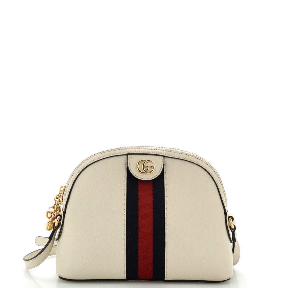 GUCCI Ophidia Dome Shoulder Bag Leather Small