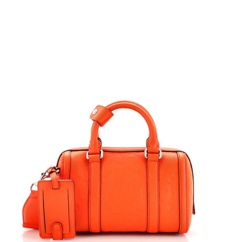 GUCCI Duffle Bag Jumbo GG Embossed Leather Mini