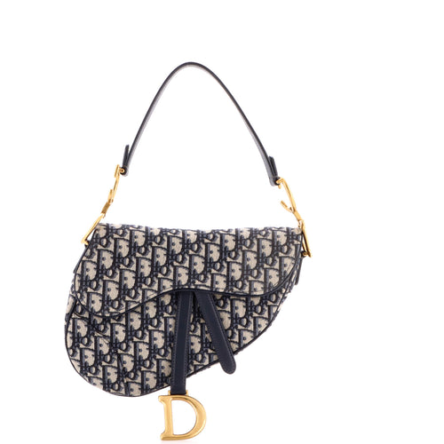 Saddle Handbag Oblique Canvas Medium