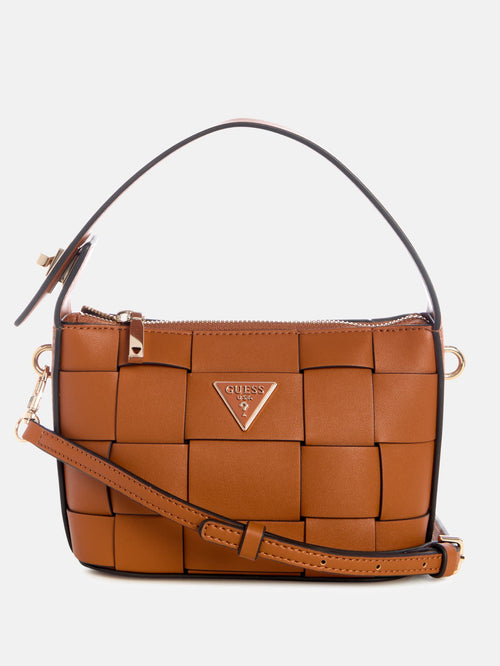 Maylee Woven Mini Hobo Bag