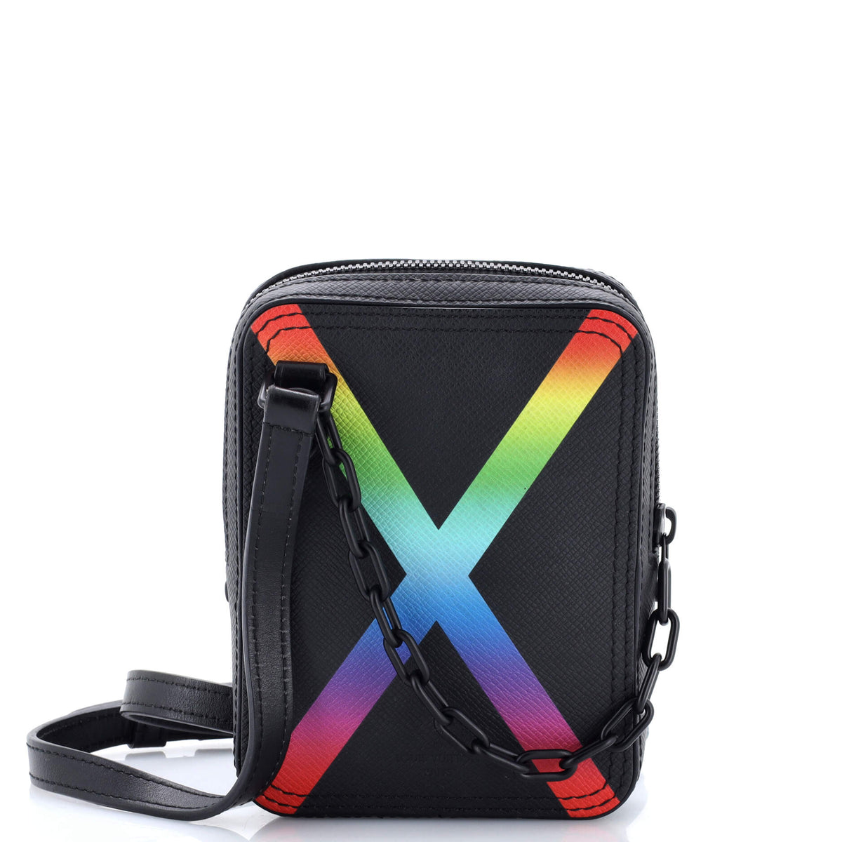Louis Vuitton Danube Messenger Bag Rainbow Taiga Leather