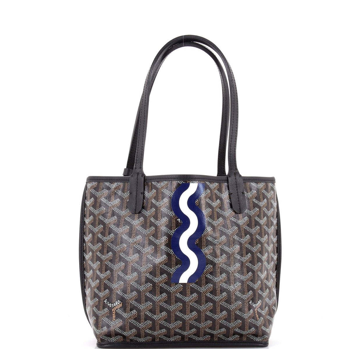 Goyard GOYARD Anjou Reversible Tote Printed Coated Canvas Mini