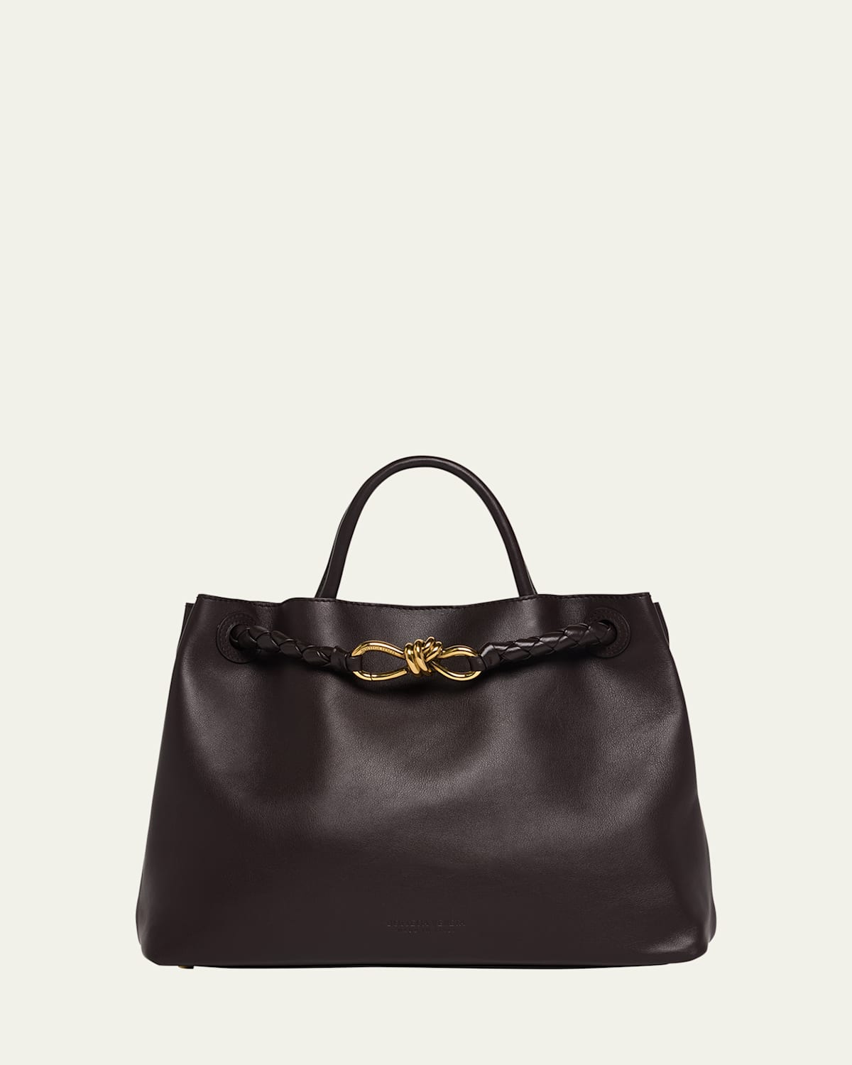 Bottega Veneta Andiamo Medium Leather Tote Bag