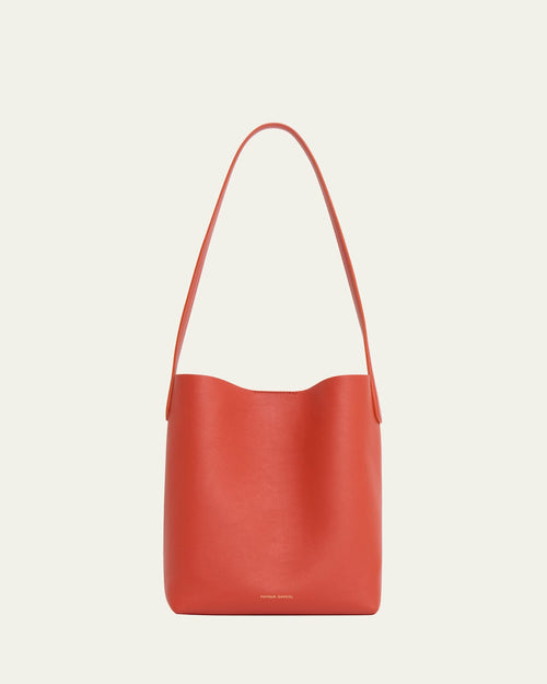 Small Everyday Cabas Leather Shoulder Bag