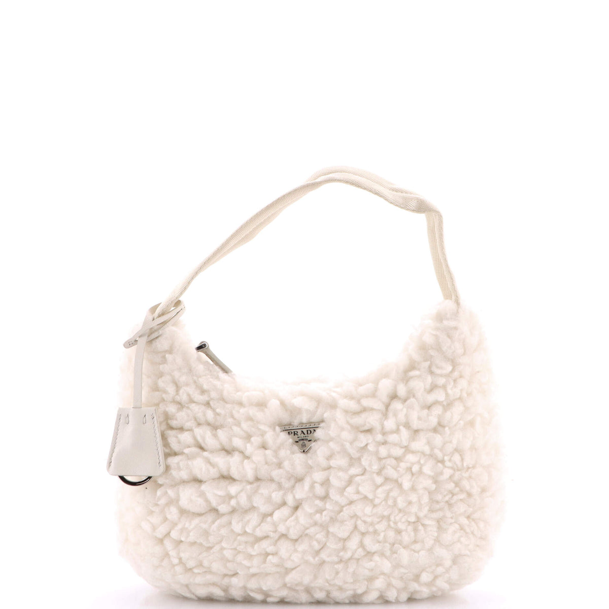 Prada PRADA Re-Edition 2000 Hobo Cashmere Mini