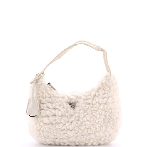 PRADA Re-Edition 2000 Hobo Cashmere Mini