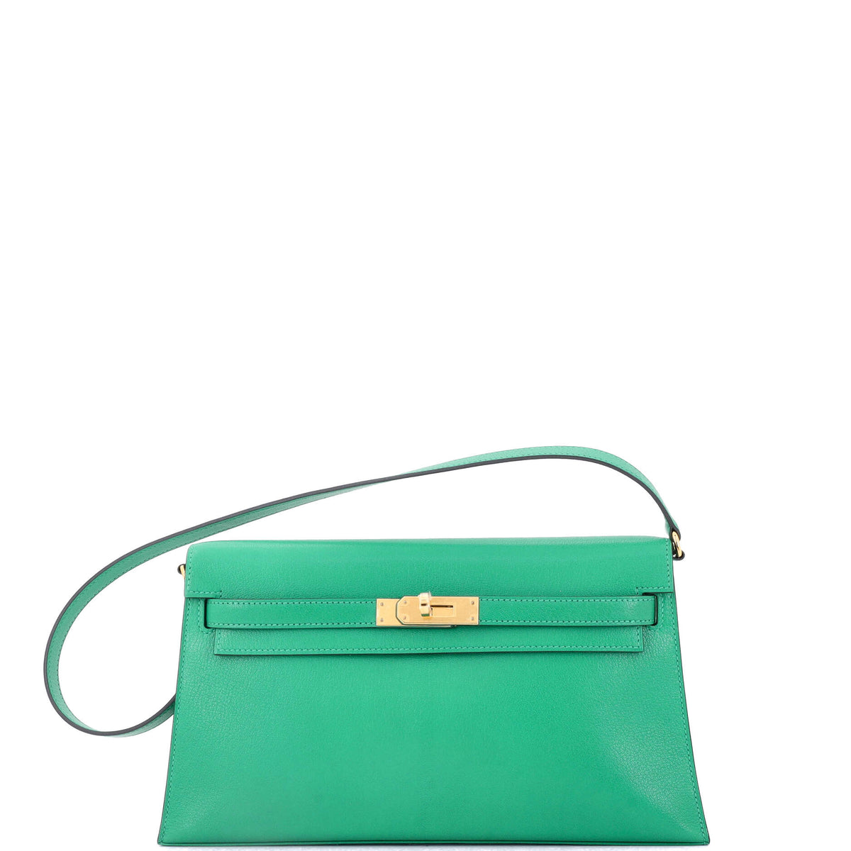 Herm?s Kelly Elan Shoulder Bag Chevre Chamkila