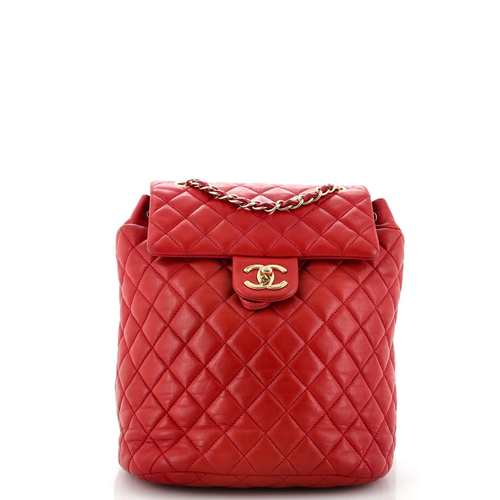 CHANEL Urban Spirit Backpack Quilted Leather Small