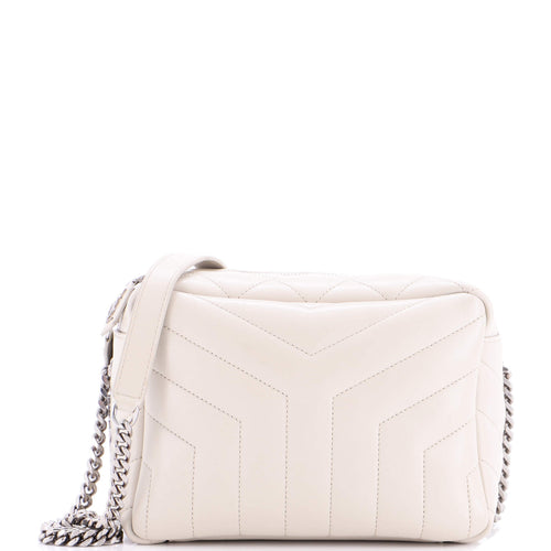 LouLou Bowling Bag Matelasse Chevron Leather Small