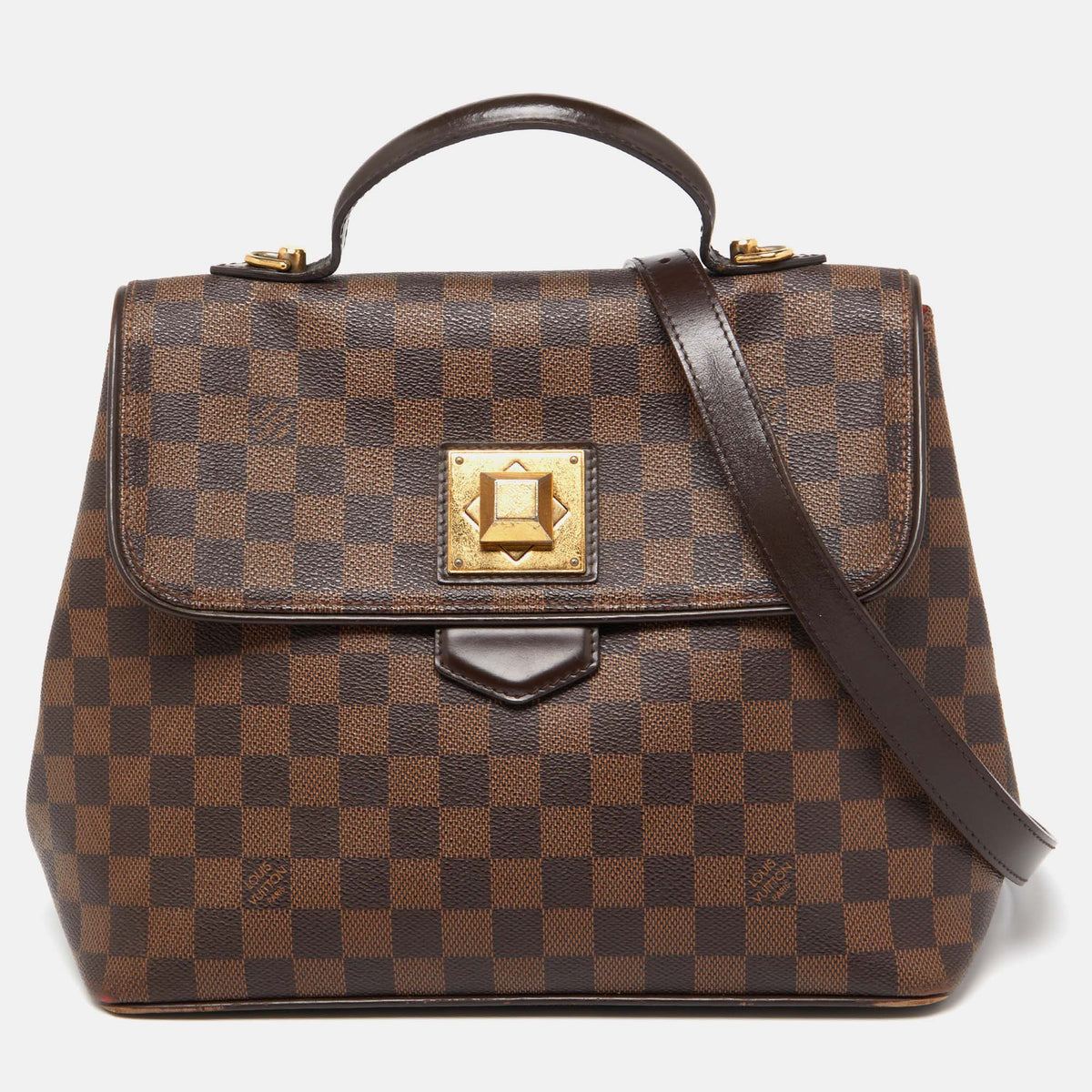 Louis Vuitton Damier Ebene Canvas Bergamo MM Bag