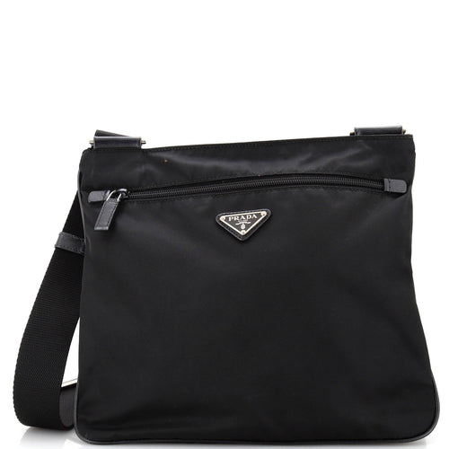 PRADA Front Pocket Messenger Bag Tessuto Medium