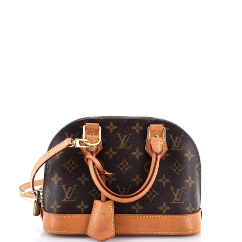 Alma Handbag Monogram Canvas BB