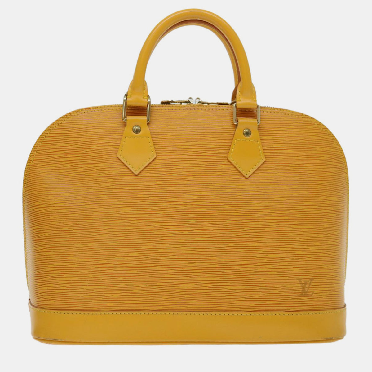 Louis Vuitton Yellow Epi Leather Alma PM Satchel