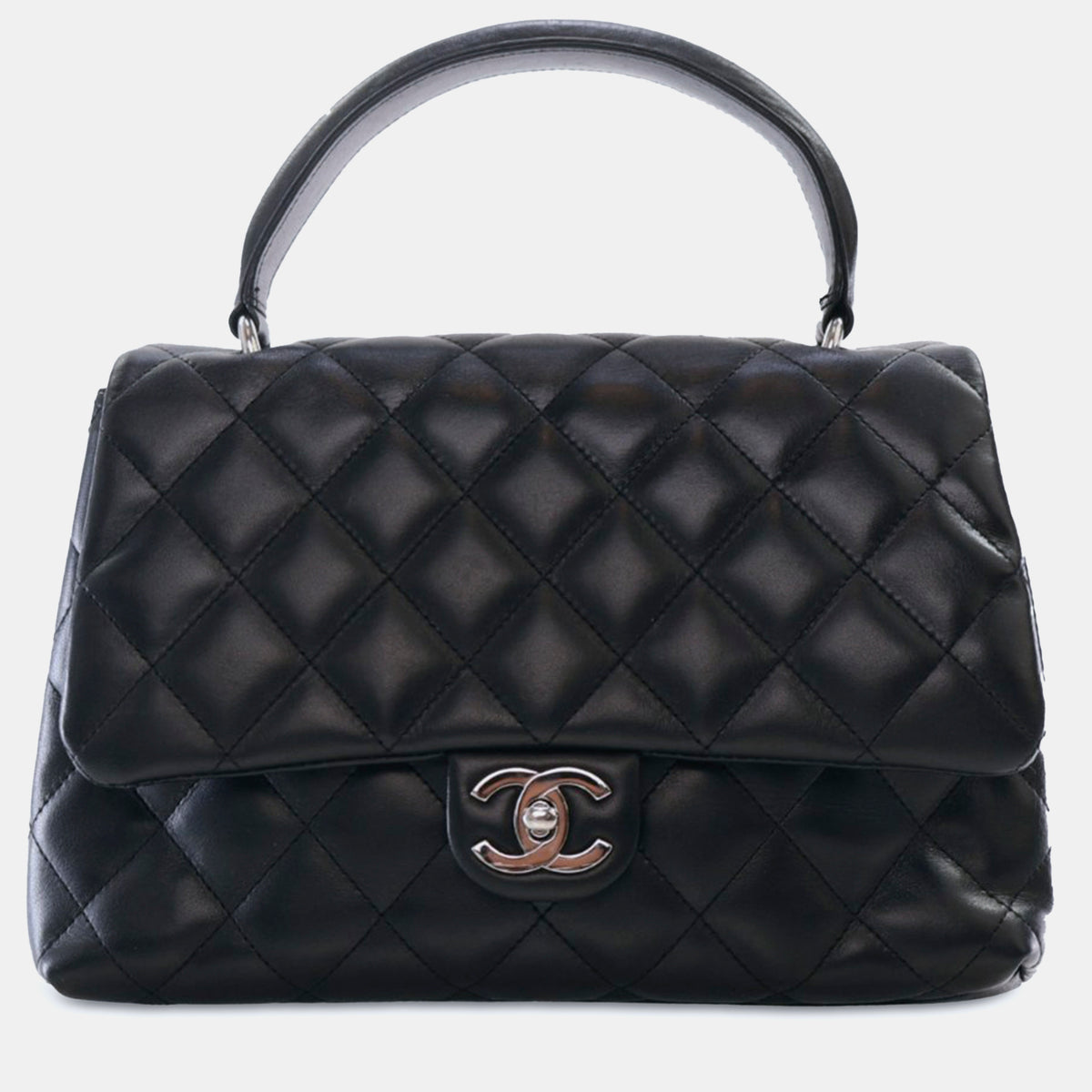Chanel Medium Lambskin Kelly Top Handle Bag