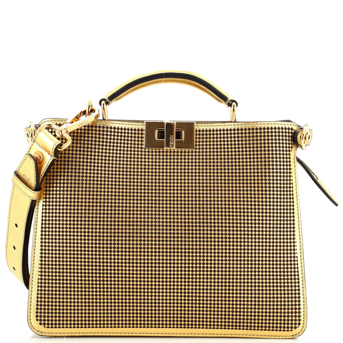 Fendi FENDI x Versace Fendace Peekaboo ISeeU Bag Laser Cut Leather Medium