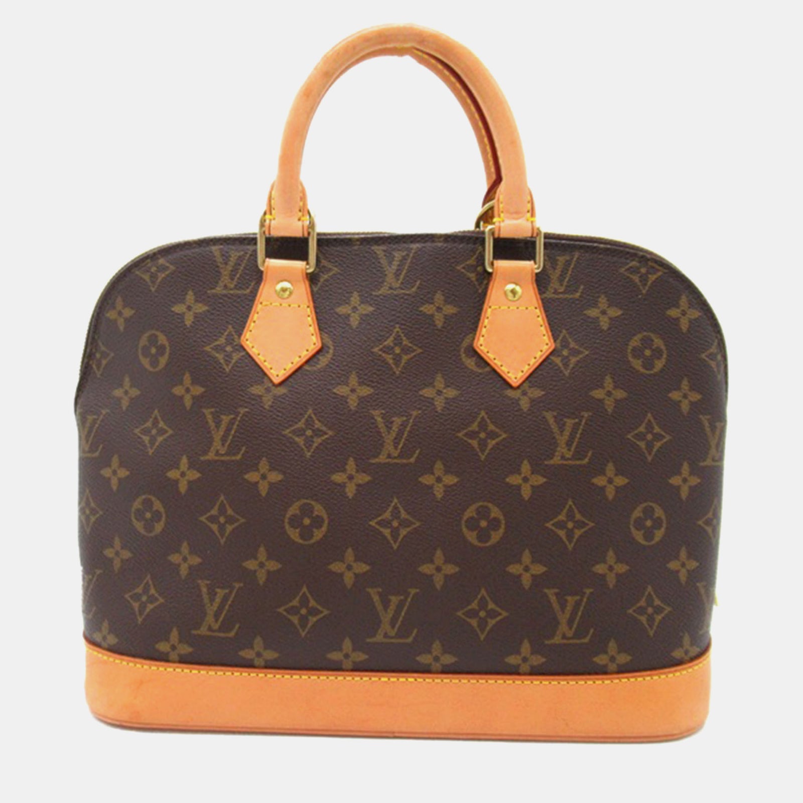 Louis Vuitton Sac cartable Alma PM en toile monogrammée marron