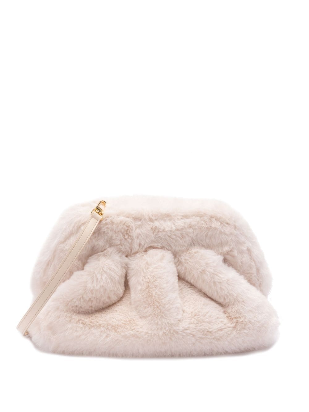 ThemoirÃ¨ Women's Tia Faux Fur Clutch in White | Size UNI | tmfw24tf81