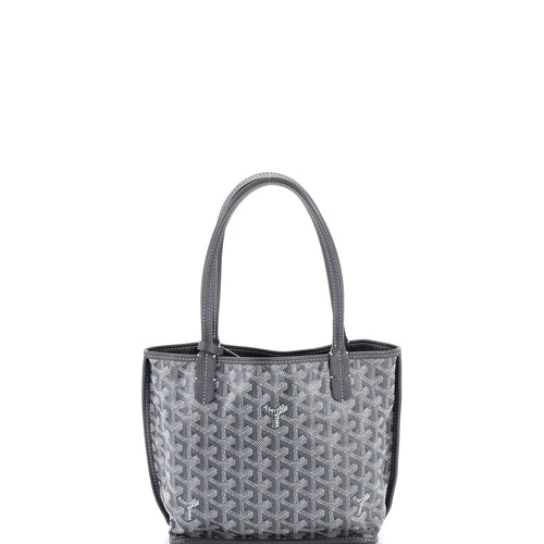 GOYARD Anjou Reversible Tote Coated Canvas Mini