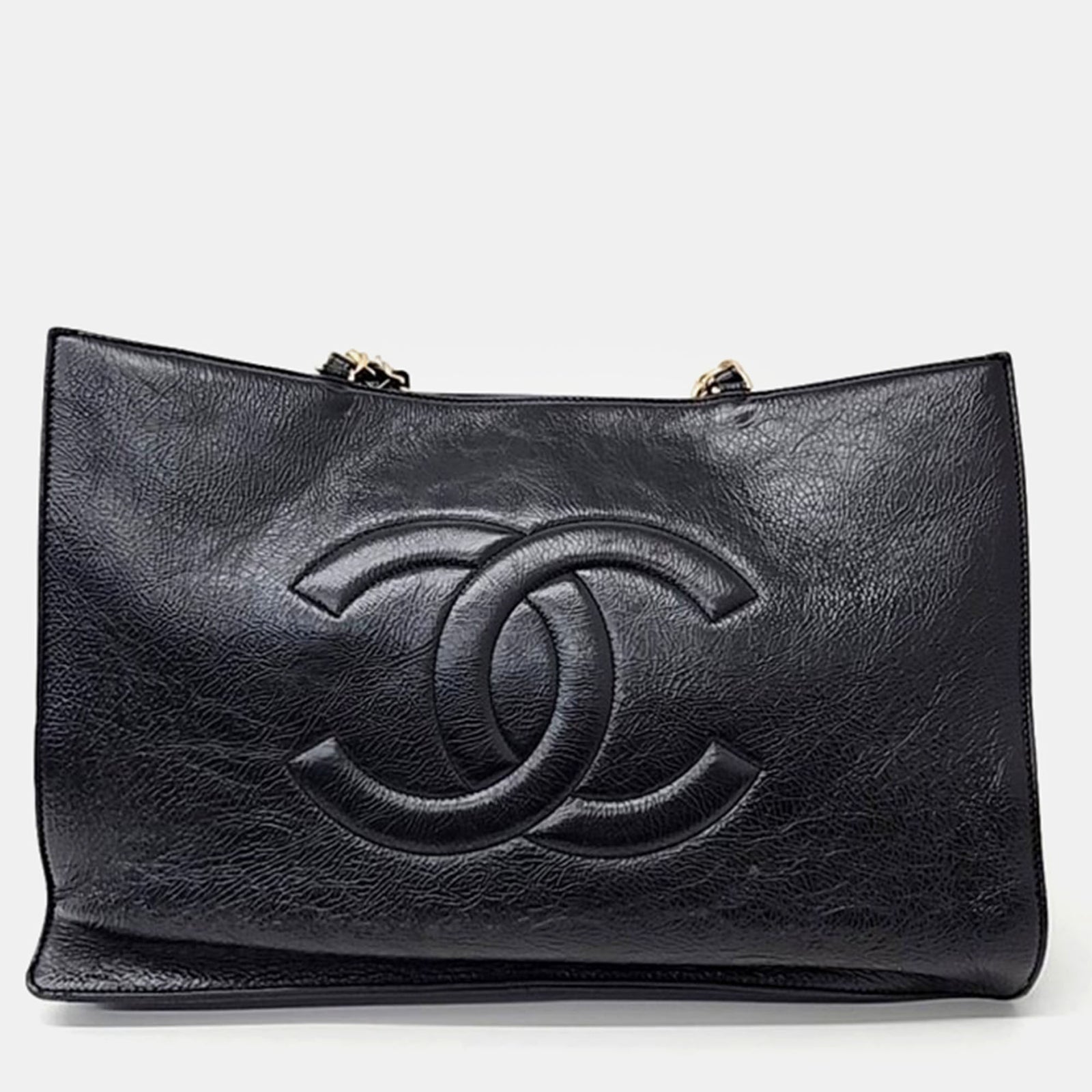 Chanel Sac à bandoulière Timeless CC en cuir noir