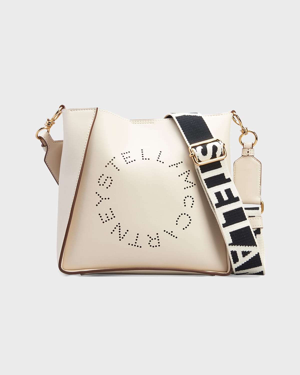 Stella McCartney Perforated Logo Alter Napa Crossbody Bag