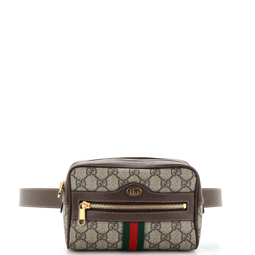 GUCCI Ophidia Belt Bag GG Coated Canvas Small