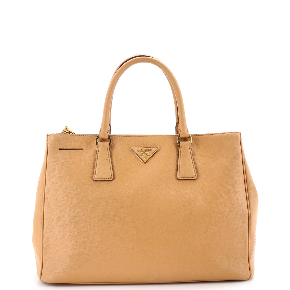 Prada PRADA Double Zip Lux Tote Saffiano Leather Medium