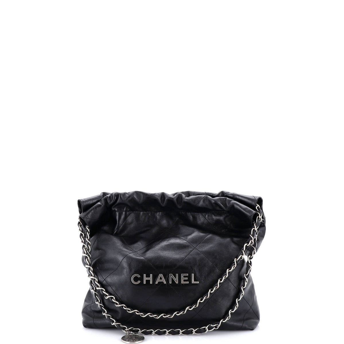 Chanel CHANEL 22 Chain Hobo Quilted Calfskin Small