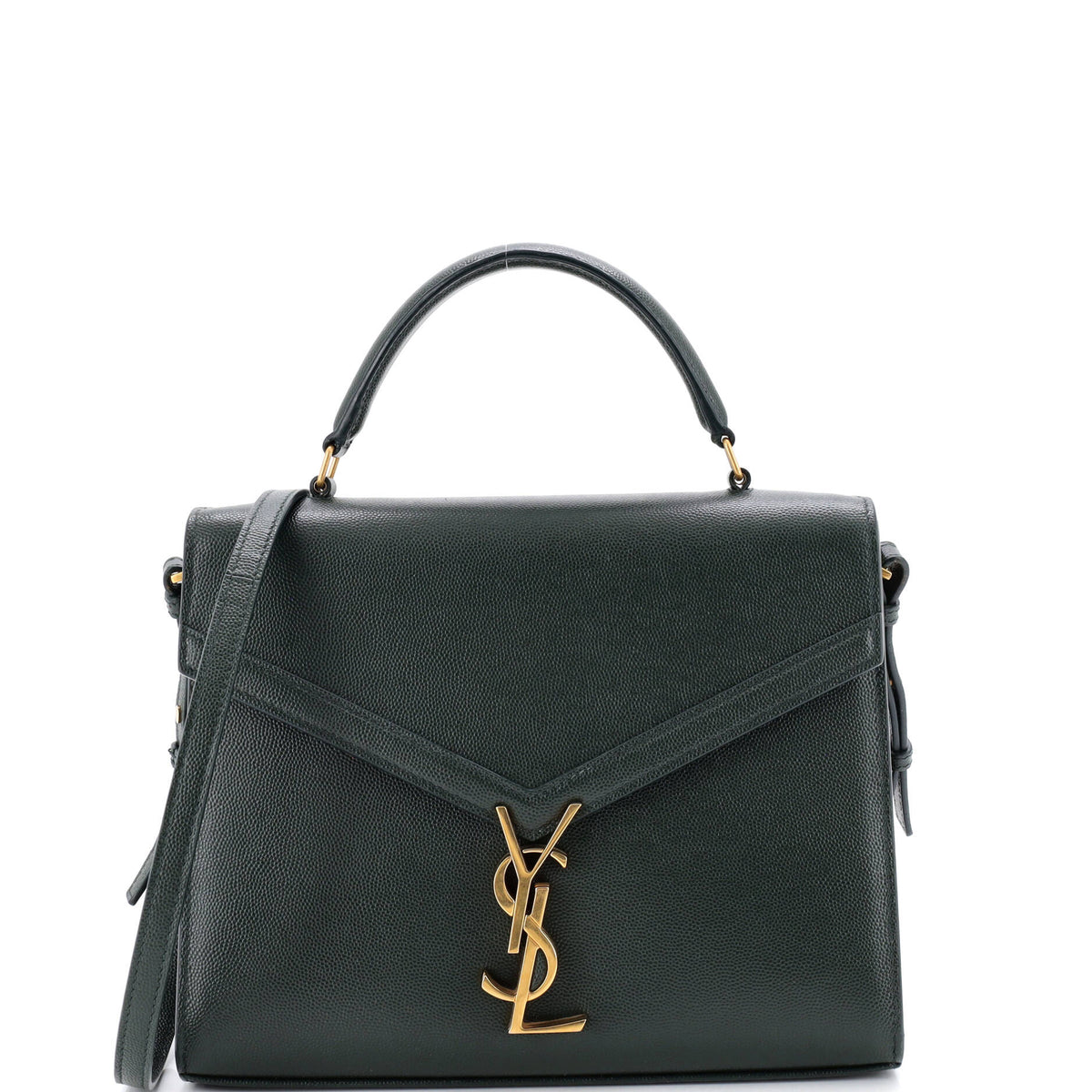 Saint Laurent Cassandra Top Handle Bag Leather Medium