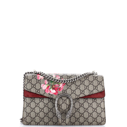 GUCCI Dionysus Bag Blooms Print GG Coated Canvas Small
