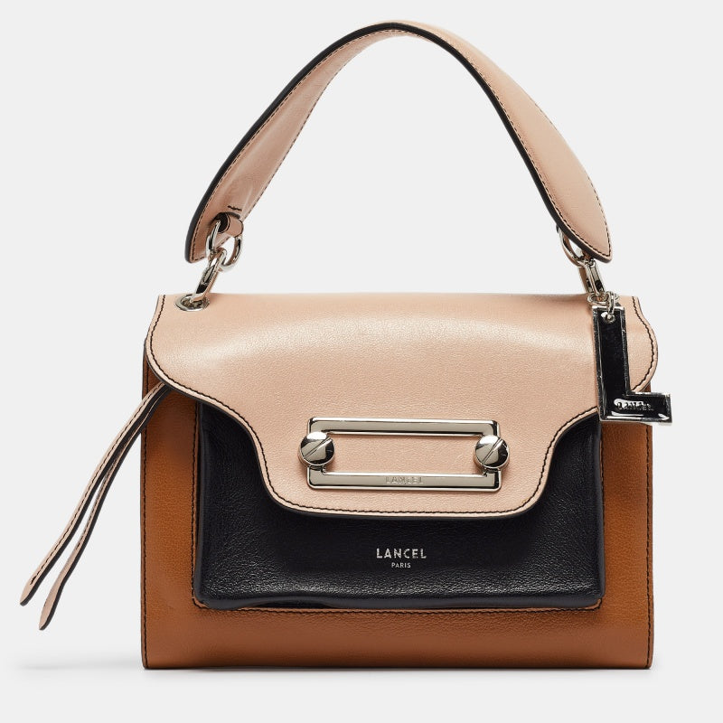 Lancel Tricolor Leather Clic Shoulder Bag