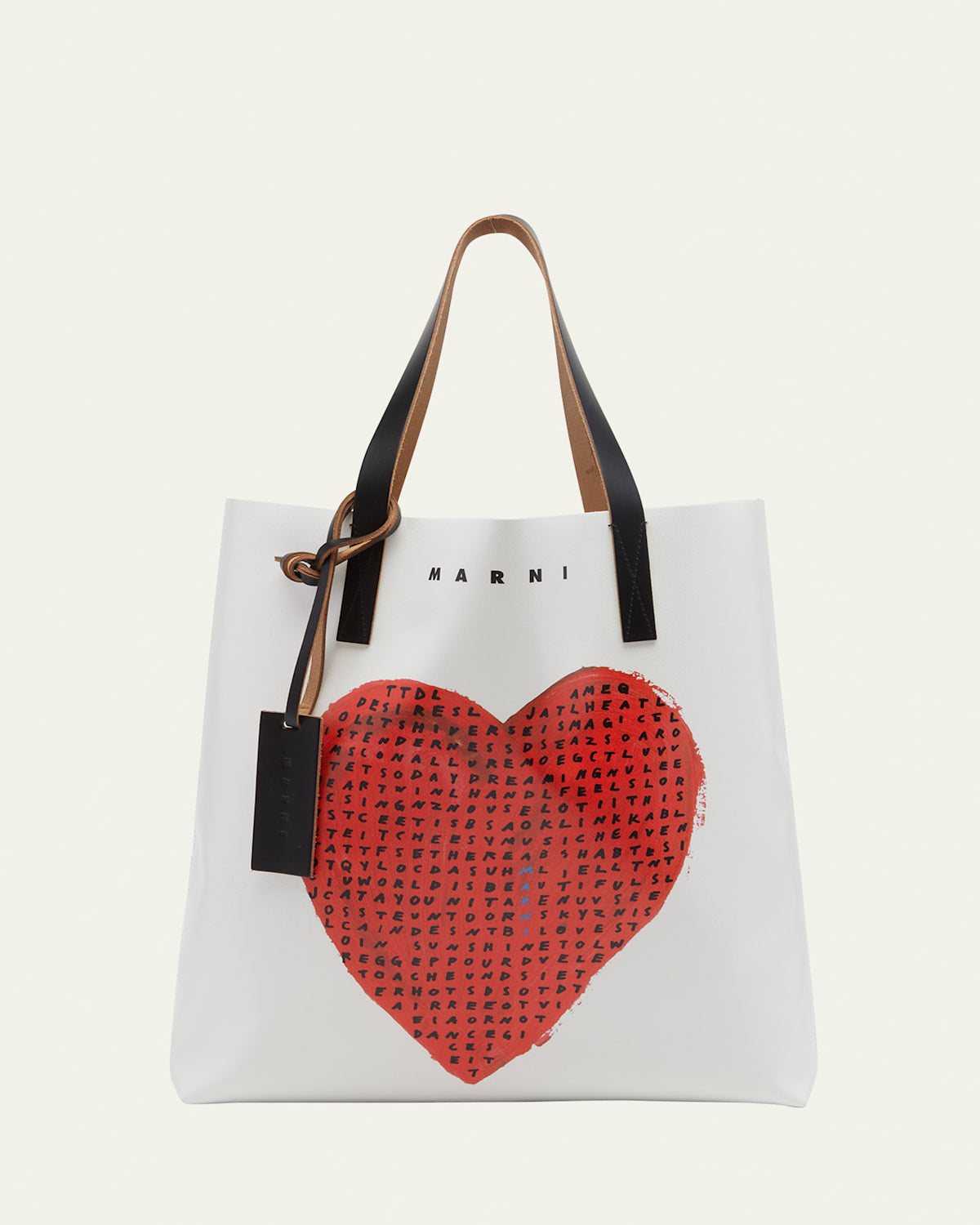 Marni Heart North-South Tote Bag
