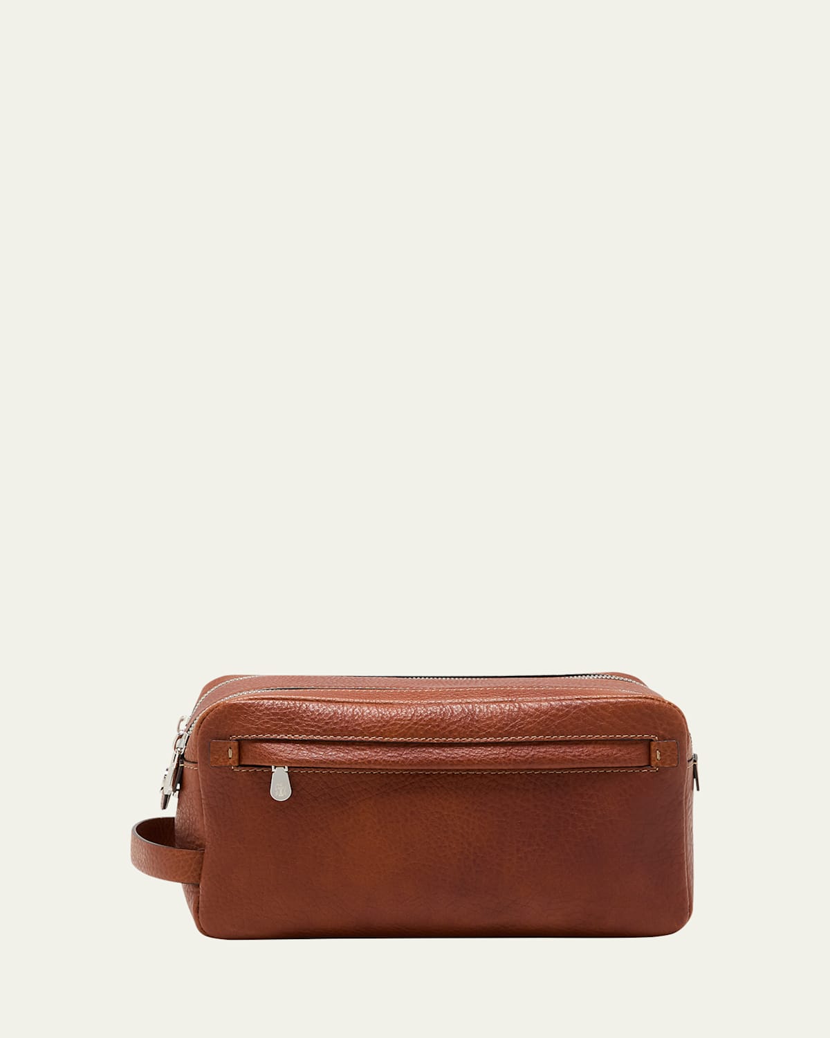 Brunello Cucinelli Men's Leather Toiletry Bag