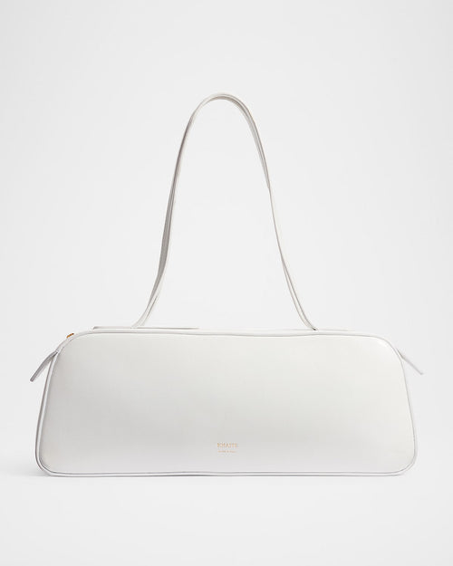 Simona Crackle Patent Leather Shoulder Bag