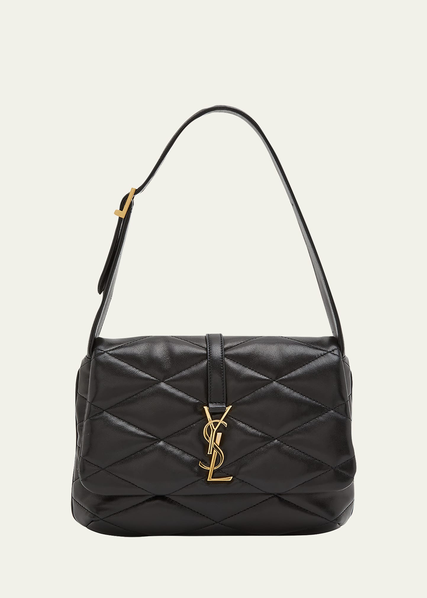 Saint Laurent Le 57 Flap YSL Shoulder Bag in Quilted Leather