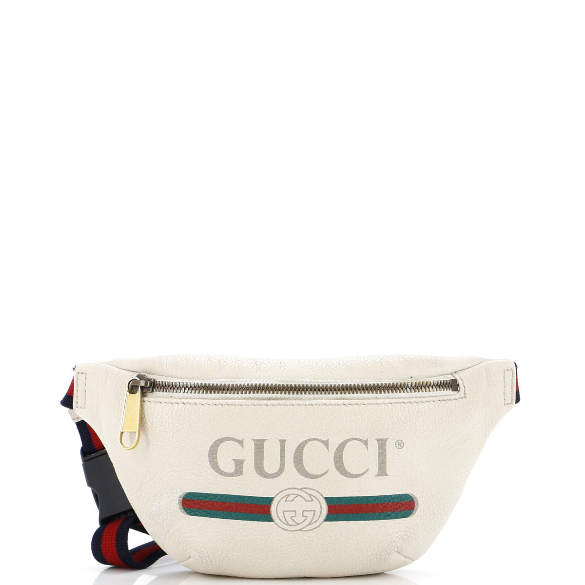 Gucci GUCCI Logo Belt Bag Printed Leather Small