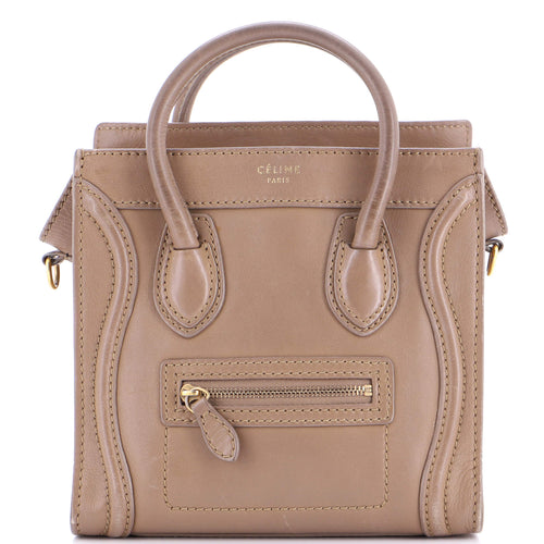 CELINE Luggage Bag Smooth Leather Nano
